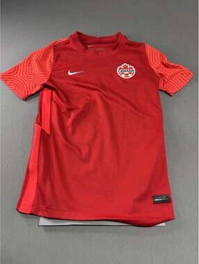2021-2022 Nike Canada Home Soccer Football Jersey Youth L